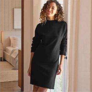 Frank & Eileen Izzie Sweatshirt Party Dress in Black Sz Medium